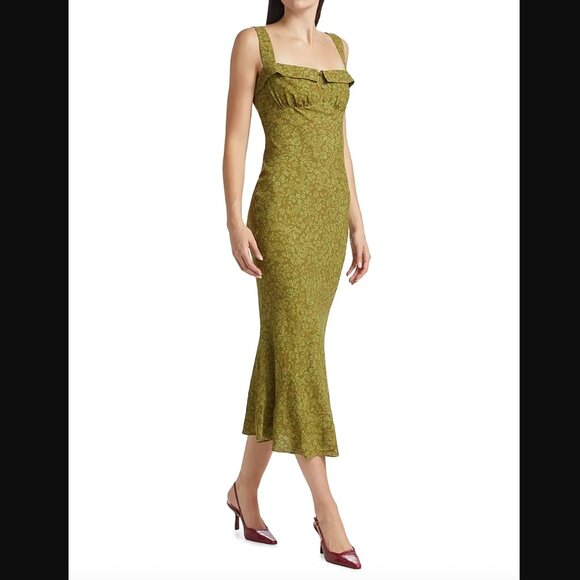 NWT Reformation Tancy Floral Midi-Dress in Esperenza | Size 6 - Picture 2 of 7